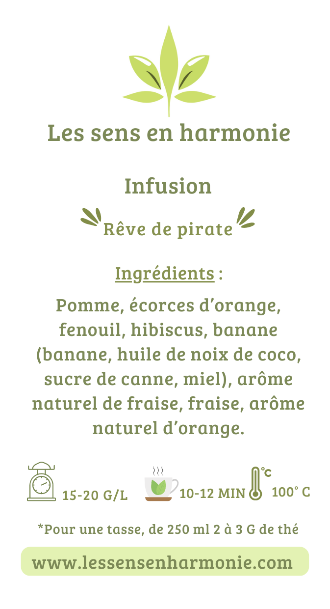 Infusion Rêve de pirate