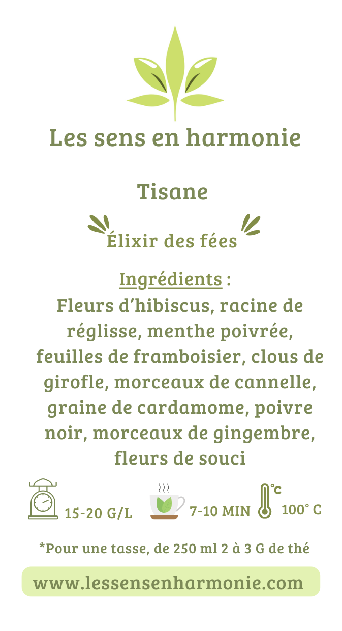 Tisane Élixir des fées