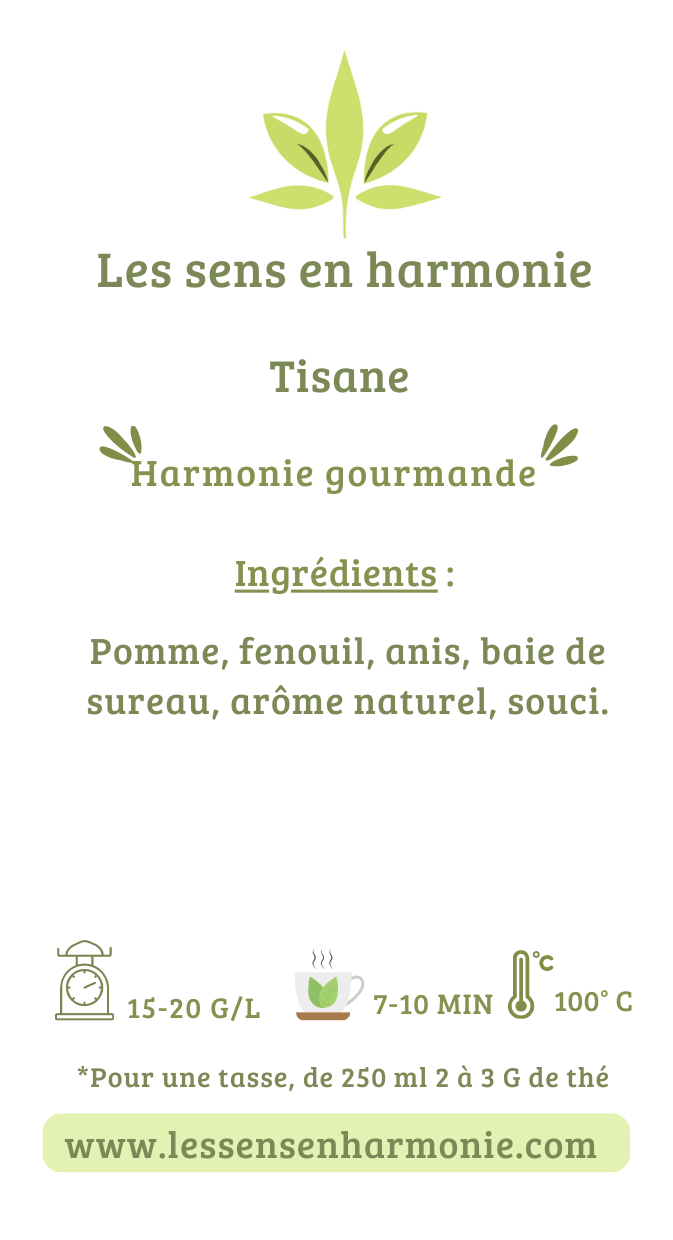 Tisane Harmonie gourmande